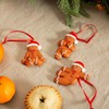 Sass & Belle Yoga Gingerbread Hanging Decorations - Set of