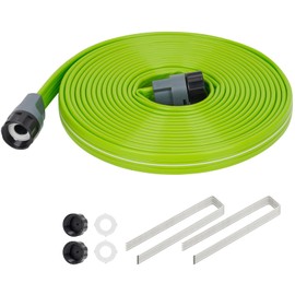 Sprinkler Soaker Hose 25FT, Watering Hose with Holes, High-Efficiency Sprinklers System for Garden and Lawn with Staples