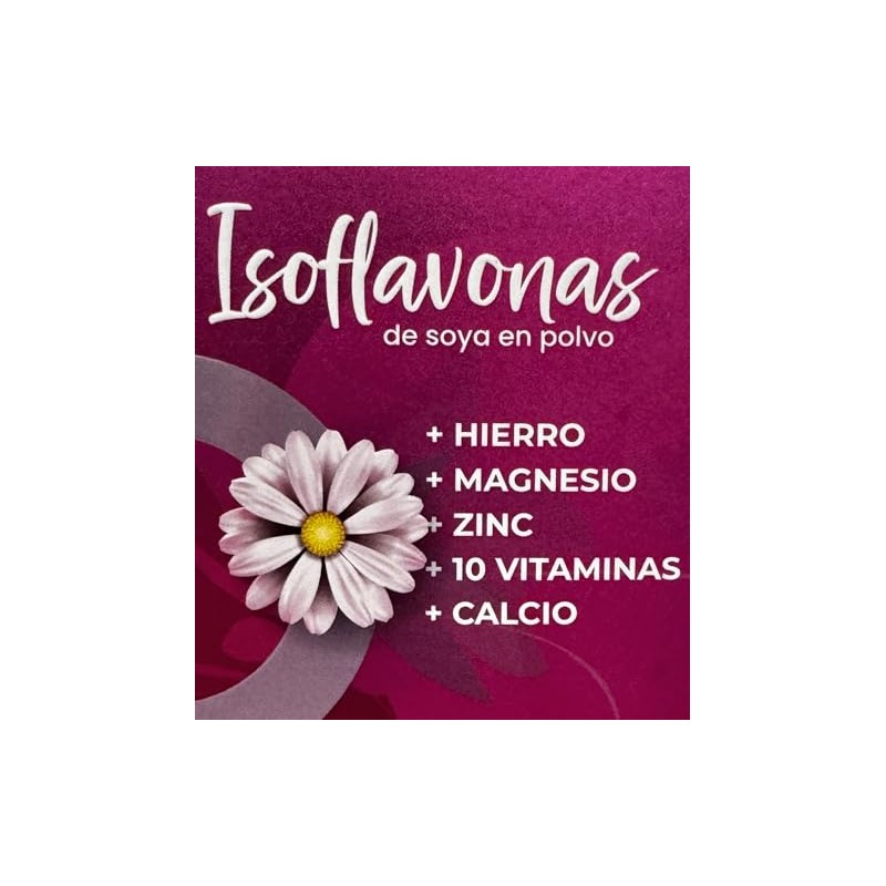 Just Isoflavonas, Suplemento con Vitaminas y Minerales para MUJERES Mayores