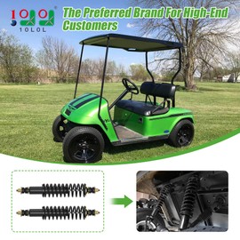 10L0L Golf Cart Front/Rear Coil Over Heavy Duty Shock Absorber Spring for EZGO TXT/Medalist 1994-up Newer Gas or Electric, Replaces OEM# 70630-G01 76418-G01