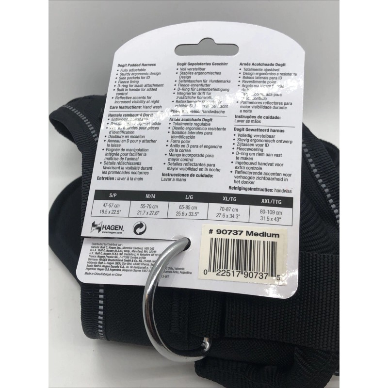 Dogit Hagen Dogit Padded Dog Harness w/ Reflective Accents Medium