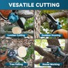 Jovant Cordless Pole Saws for Tree Trimming,2-In-1 Mode Cordless Pole