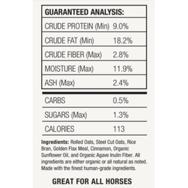 A TO Z HORSE COOKIES Horse Treats, Blonde Bits of Health, Low Carb/Sugar, A Softer Cookie, Wheat, Corn, Soy & Alfalfa Free, Made with Cinnamon & Agave, All Natural Ingredients, 4.5 lb