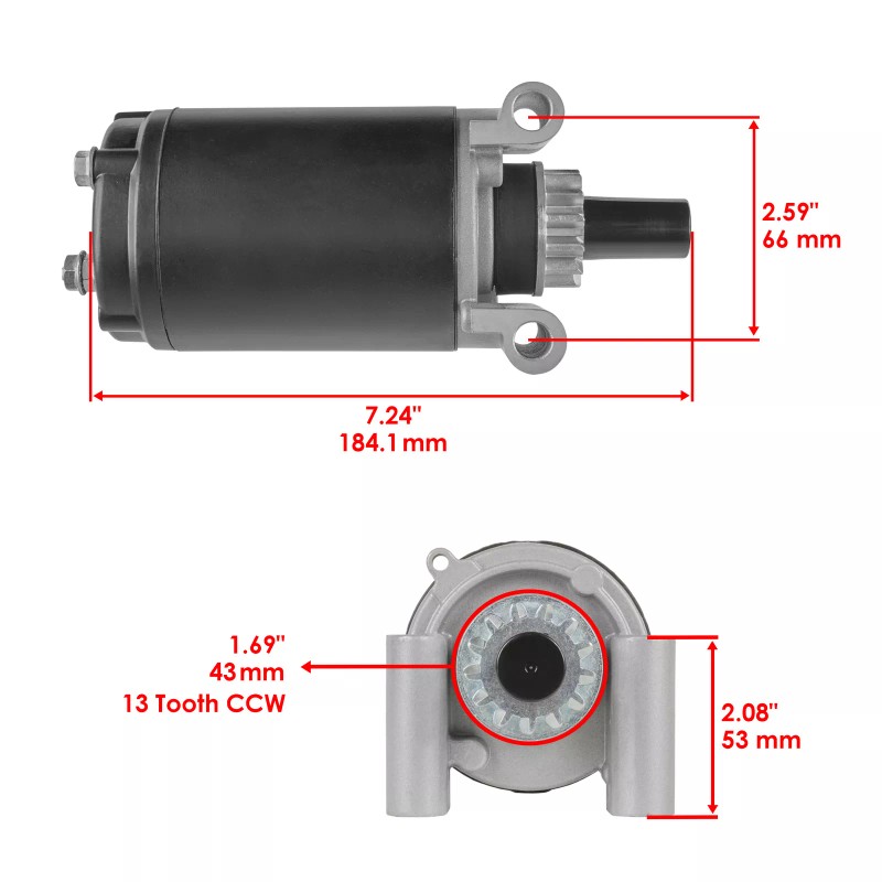 Kohler Starter for Kohler Command Pro Single Cv14 Cv15 Cv460