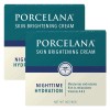 Porcelan Nighttime Hydration Cream Fades Dark Spots 3 OZ(Pack Of