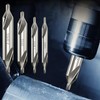 Pilot Drill Bit Set of 6 1/1.5/2/2.5/3/5 mm 60 Degree