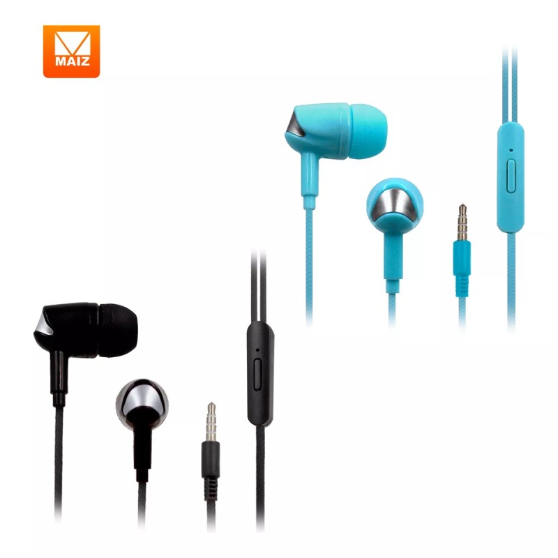 Maíz Audifonos Manos Libres Alambricos In Ear Celular Microfono