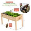Maple99 Raised Garden Bed with Legs 48x24x30 - Natural Cedar