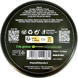 The Goodfellas' Smile, Luxury Shaving Soap, Formulated for Use with A Shaving Brush, Made in Italy (Inferno)