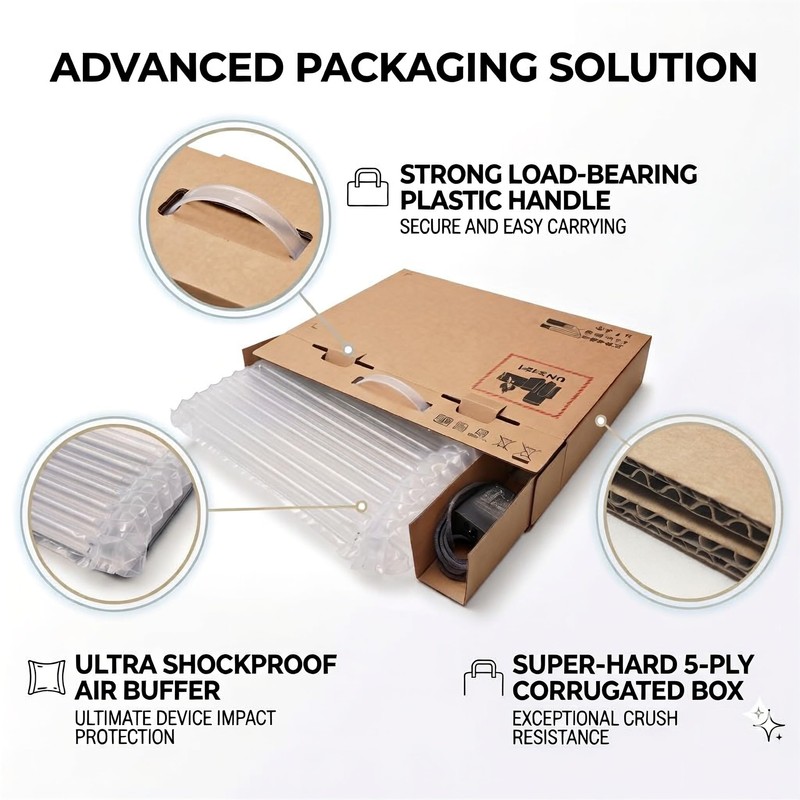 Laptop Shipping Box for 13-16 Inch Notebook with 3 Inflatable