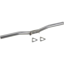 Universal 2" Drop Tubular Transmission Crossmember: 1 3/4" OD Heavy-Duty Steel for GM, Ford, Mopar; Manual/Auto Transmissions, Weld/Bolt-In, Fits Frames up to 38" Wide, Stable Mount Foundation