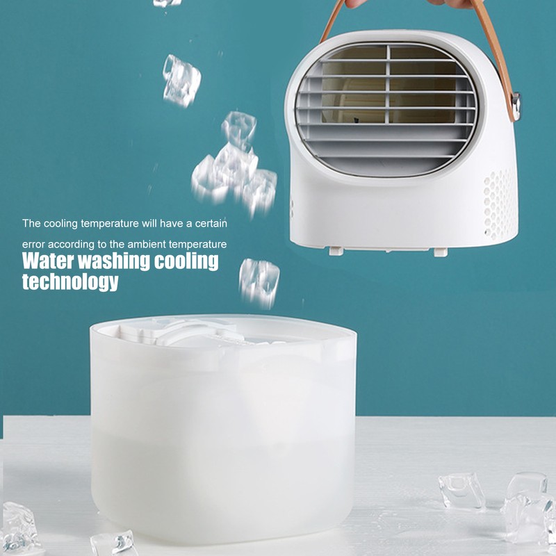USB Desktop Portable Air Conditioner Fan Negative Ion Air Cooler