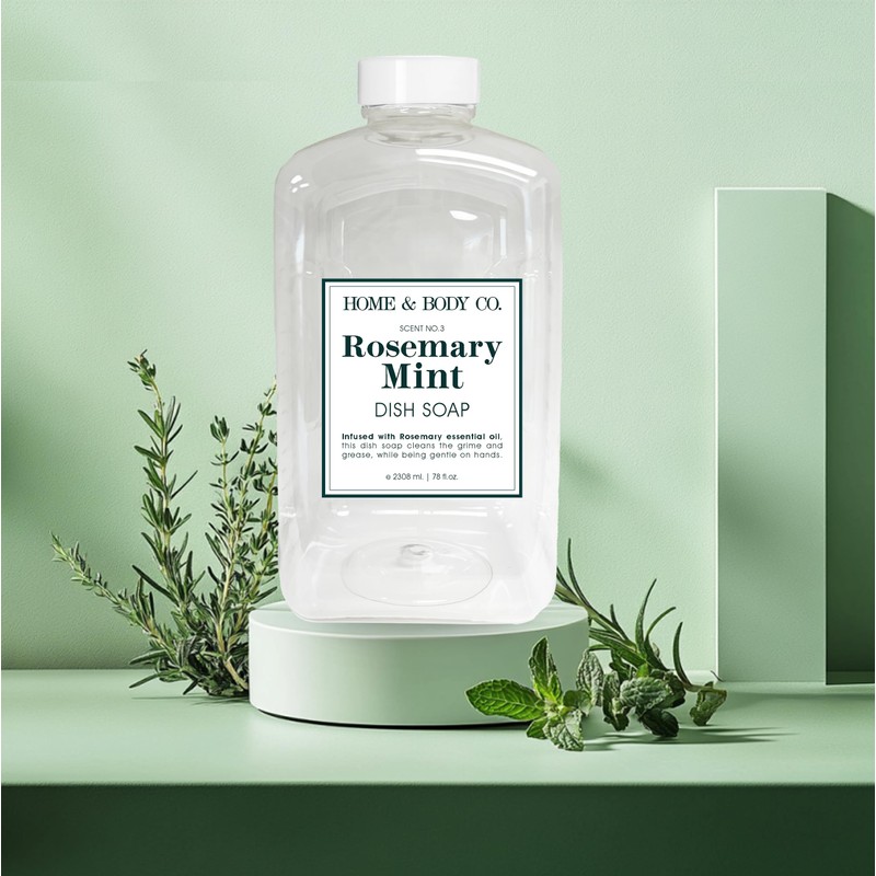 Home & Body Co. Lemon Verbena, Rosemary Mint Dish Soap