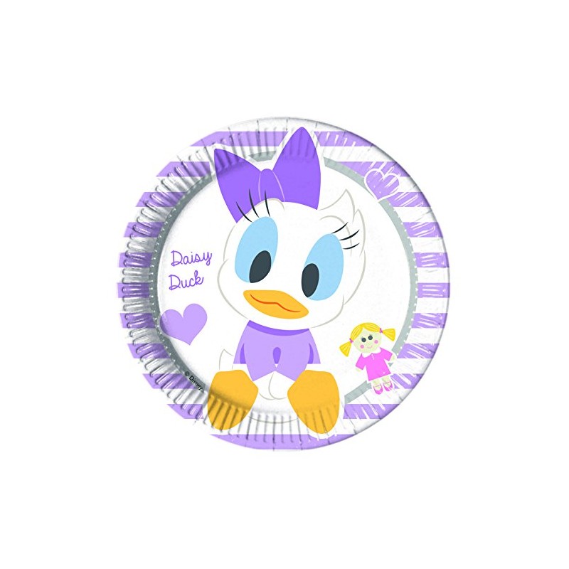 Procos 85566 – Baby Minnie & Daisy Paper Plates, Pack