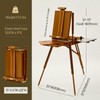 ATWORTH French Easel for Painting, Deluxe Beech Wooden Field &