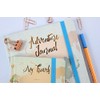 My Travels Adventure Hardback Journal A5 Notebook Map Design