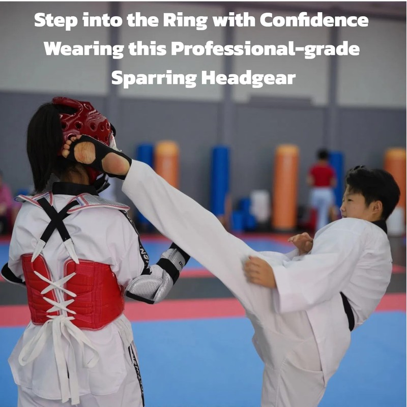 Taekwondo Sparring Head Guard,Competition Protection Headgear for Taekwondo, Karate and