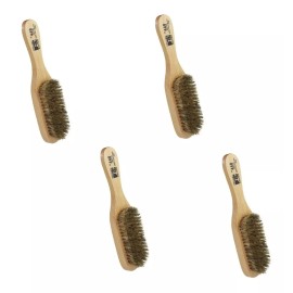 Phillips 440 4pz Cepillos Barbero Cerda Natural Mango Madera
