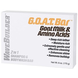 Wavebuilder G.O.A.T. Bar Goat Milk & Amino Acids 2 in 1 Shampoo & Bodywash BAr