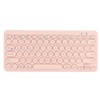 Wireless Keyboard 78 Keys Round Keycaps Slim Compact Retro Quiet