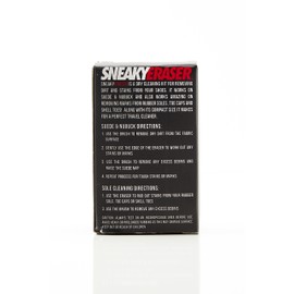 Sneaky Radierer – Premium Wildleder, Nubukleder und Zwischensohle Fleckenentferner Reiniger, Damen, Schwarz, Einheitsgröße