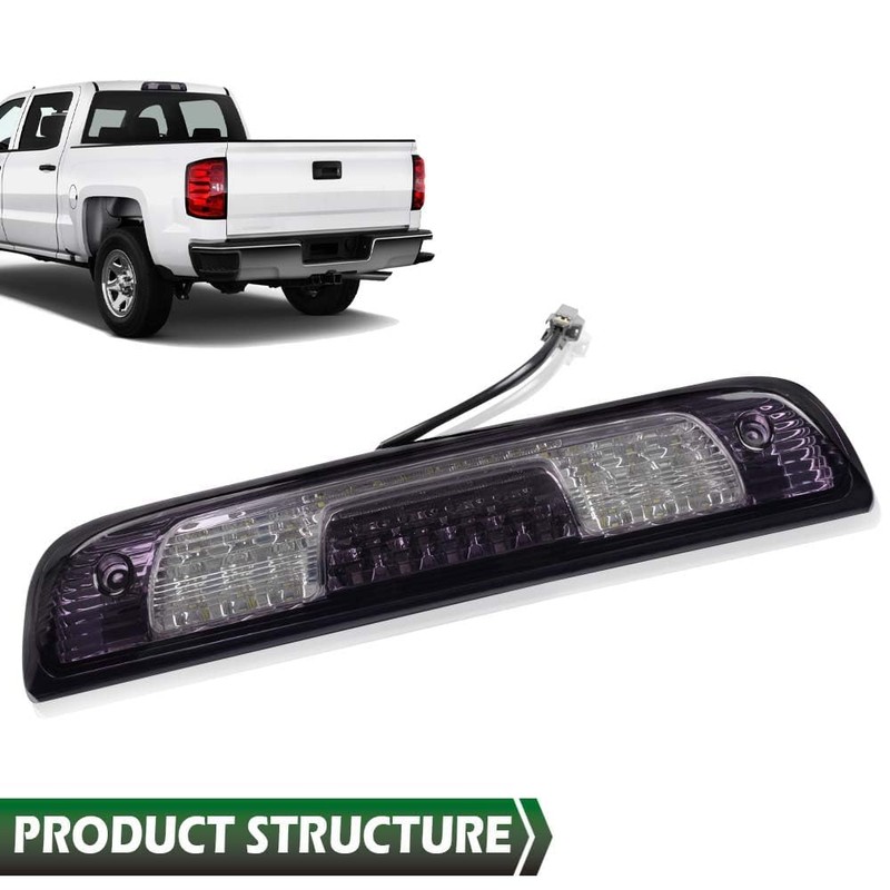 GRAND ORANGE 3rd Brake Light Compatible with Silverado Sierra 2014-2018