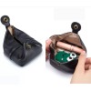 Leather Coin Pouch Change Holder Mini Pocket Wallet for Women