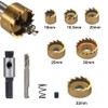 6Pcs Bestgle HSS Hole Saw Cutter, Hole Saw Kit for