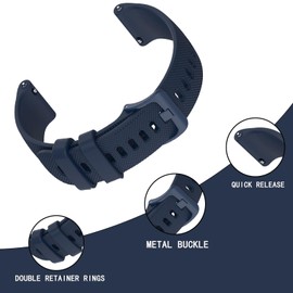 Harikiri Silikon Straps Compatible with Veryfitpro ID205L,19mm Strap for GRV,Willful,Yamay,Letsfit,LETSCOM,TEMINICE,LFEBEE,Lintelek,GRDE,Blackview,Fitpolo,Umidigi,ID205S ID205L ID205G SW020 Uwatch3