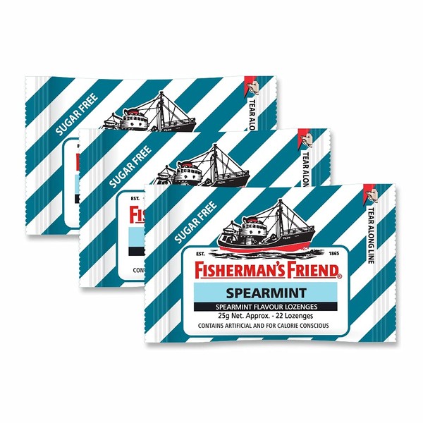 Fisherman's Friend Munderfrischer, erfrischende und beruhigende Lutschtabletten – grüne Minze,