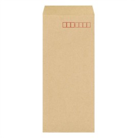 KCNE-4 Kraft Envelopes, Long Size 4, B5, Horizontal 4 Fold, Tape, 100 Sheets