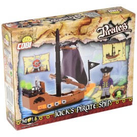 COBI Pirates - Jack's Pirate Ship Building Kit