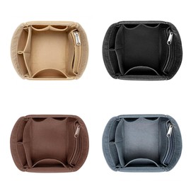 SMART DK Purse Organizer Insert for Handbags,Felt Bag Organizers Fit Picotin 18/22/26 Bags (Dusty Blue, P18)