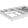 2 Pack Shed Window 12" W x 16" H, White