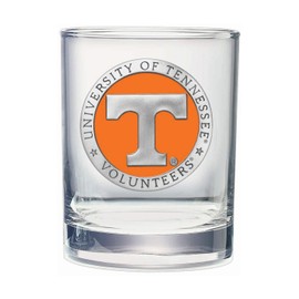 Heritage Pewter Tennessee Double Old Fashion | Double Rocks Glass 14 OZ for Liquor | Expertly Crafted Pewter Glass