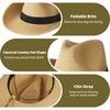 jingsha Straw Cowboy Hat for Men and Women Sun Protection