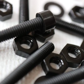 50 x Black Nylon Allen Bolts, M3 x 20mm, Plastic Machine Screws, Plastic Screws, Nuts & Washers, and Hex Socket Screws