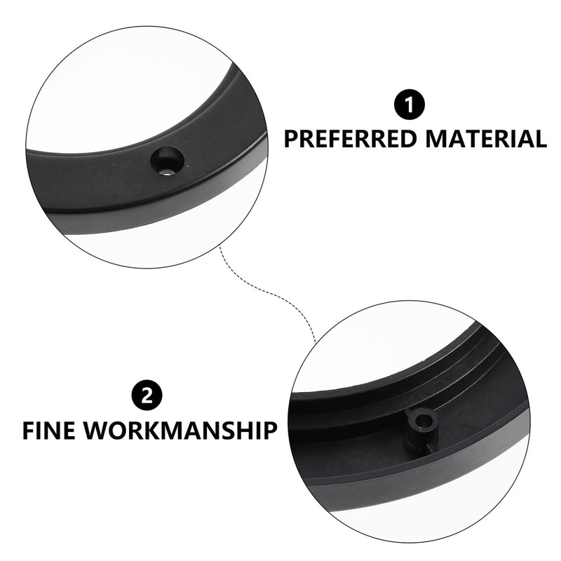 VICASKY 4pairs Auto Speaker Adapter Rings Speaker Spacers for Car