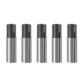 CNC Engraving Bit Router Adapter Convert 1/4 to 1/8 for Engraving Machine Tool (Pack of 5) by ZJIA