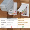 2Pcs Recessed Outlet Box, DBVS1W-1 Low Profile Electrical Boxes, Wall