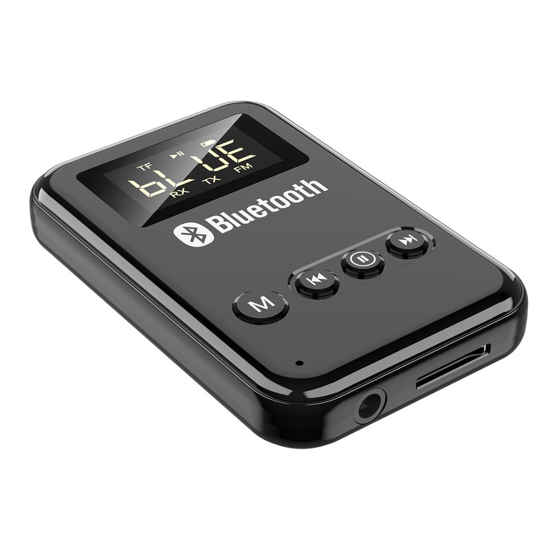 2in 1 Bluetooth 5.0 Transmitter Receiver Wireless Audio Adapter Car