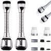 2Pcs Faucet Extender, Tap Aerator, Flexible Faucet Extender, 360 °