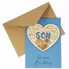 Birthday Card for Your Son with a Special Wooden Keepsake