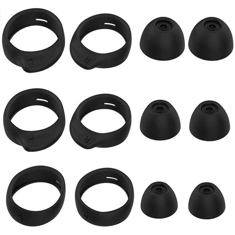 JNSA 12 PCS Medium Size Wingtips and Ear Tips Compatible