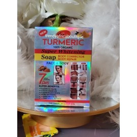 VeetGOLD TUMERIC 💯 Organic Super Whitening Face & Body Corrector Soap 200g X 1