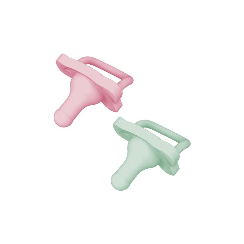 Dr. Brown's HappyPaci™ Chupón 100% silicona, paquete de 2, el