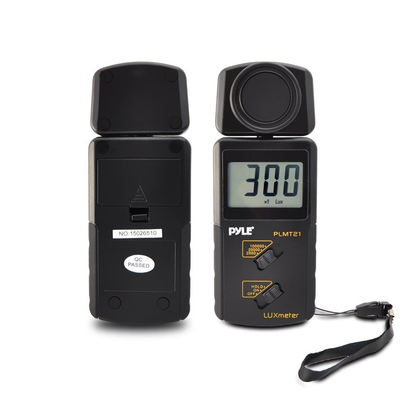 Pyle PLMT21 Handheld Lux Light Meter Photometer with 20000 Lux