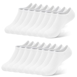 Tphon Mens No Show Socks, 8 Pairs Non Slip Ankle Socks for Men Low Cut Athletic Liner Sock for Loafer Flats Sneakers