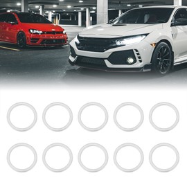 X AUTOHAUX 10pcs M16 Silver Tone Oil Drain Plug Gaskets No.07119963252