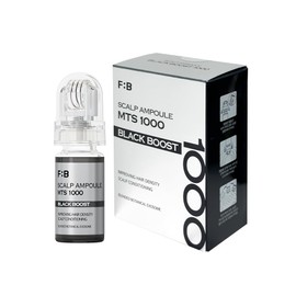 FOR BEAUT MTS Scalp Boost Ampoule 1000 - Scalp Care - Hair Loss - Scalp Care - Moisture Supply - Hair Care - Scalp Condition Support - Healthy Scalp Environment - MTS SCALP BOOST AMPOULE (BLACK 1000)